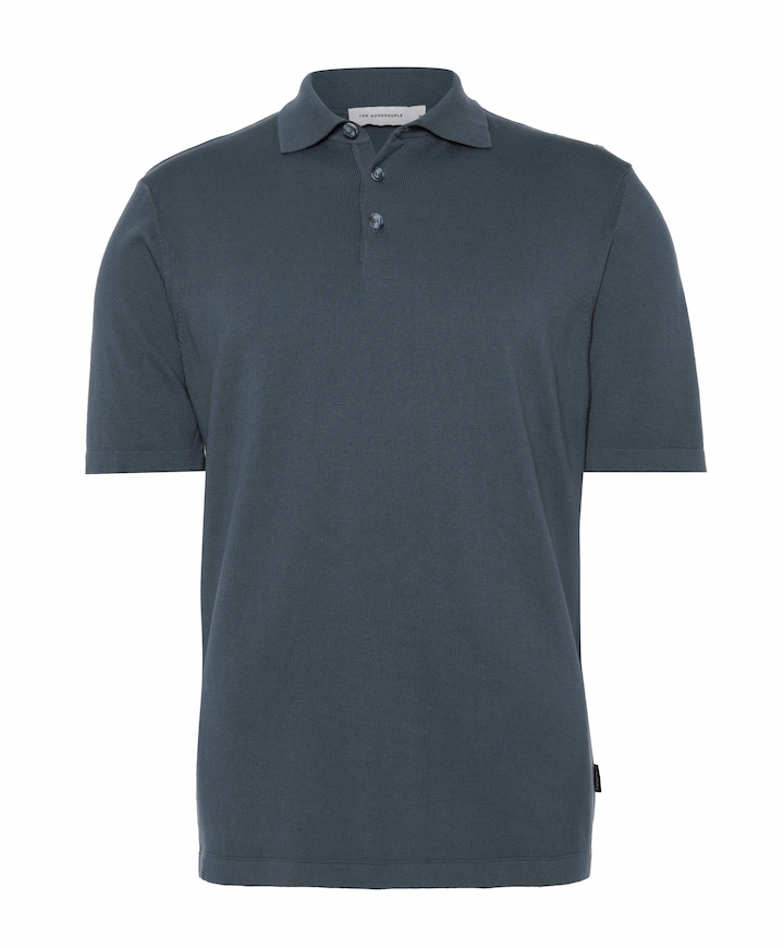Heren polo blauw