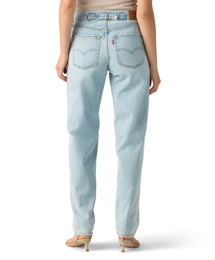 LOOSE TAPER H2'26 MESSAGE SENT dames jeans blauw