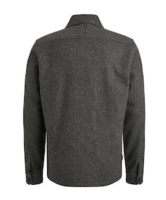 Heren overshirt grijs