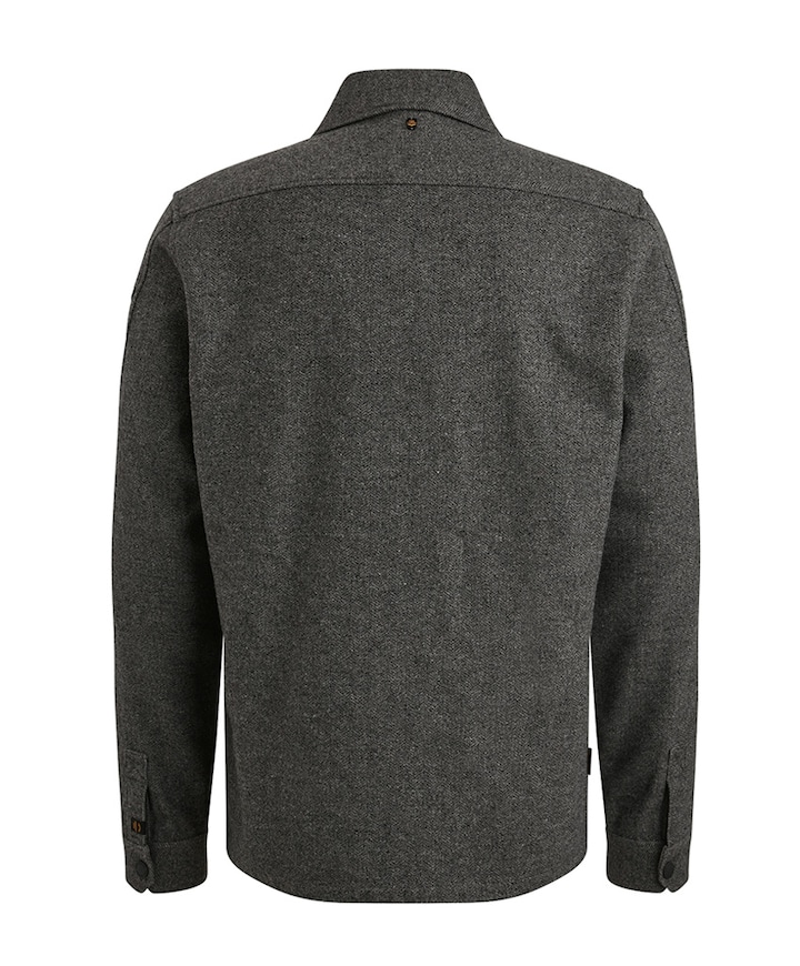 Heren overshirt grijs