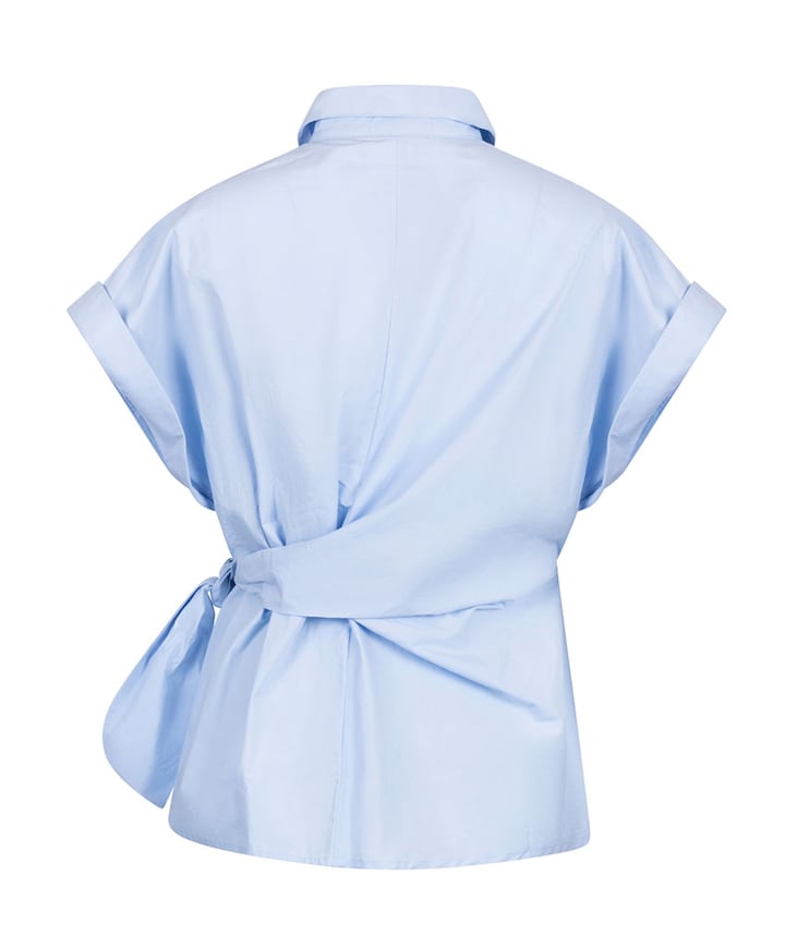 Dames blouse blauw