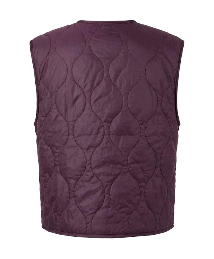 Dames gilet reversible bordeaux