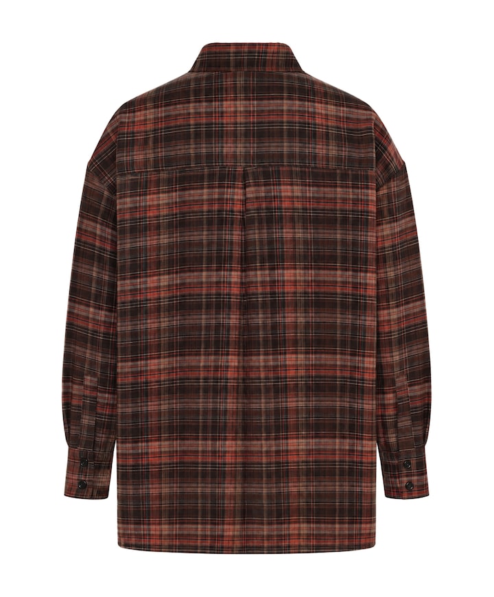 Dames blouse bruin