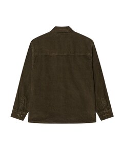 Obey Buckley Corduroy Woven overshirt groen