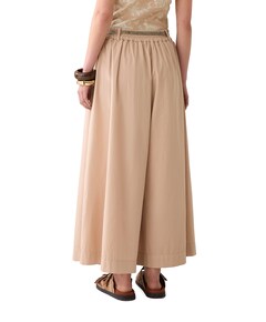 Lt wt stretch poplin broek beige
