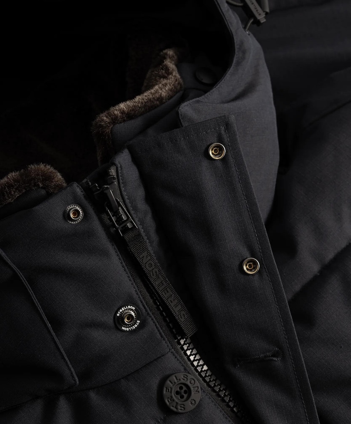 Heren jas blauw