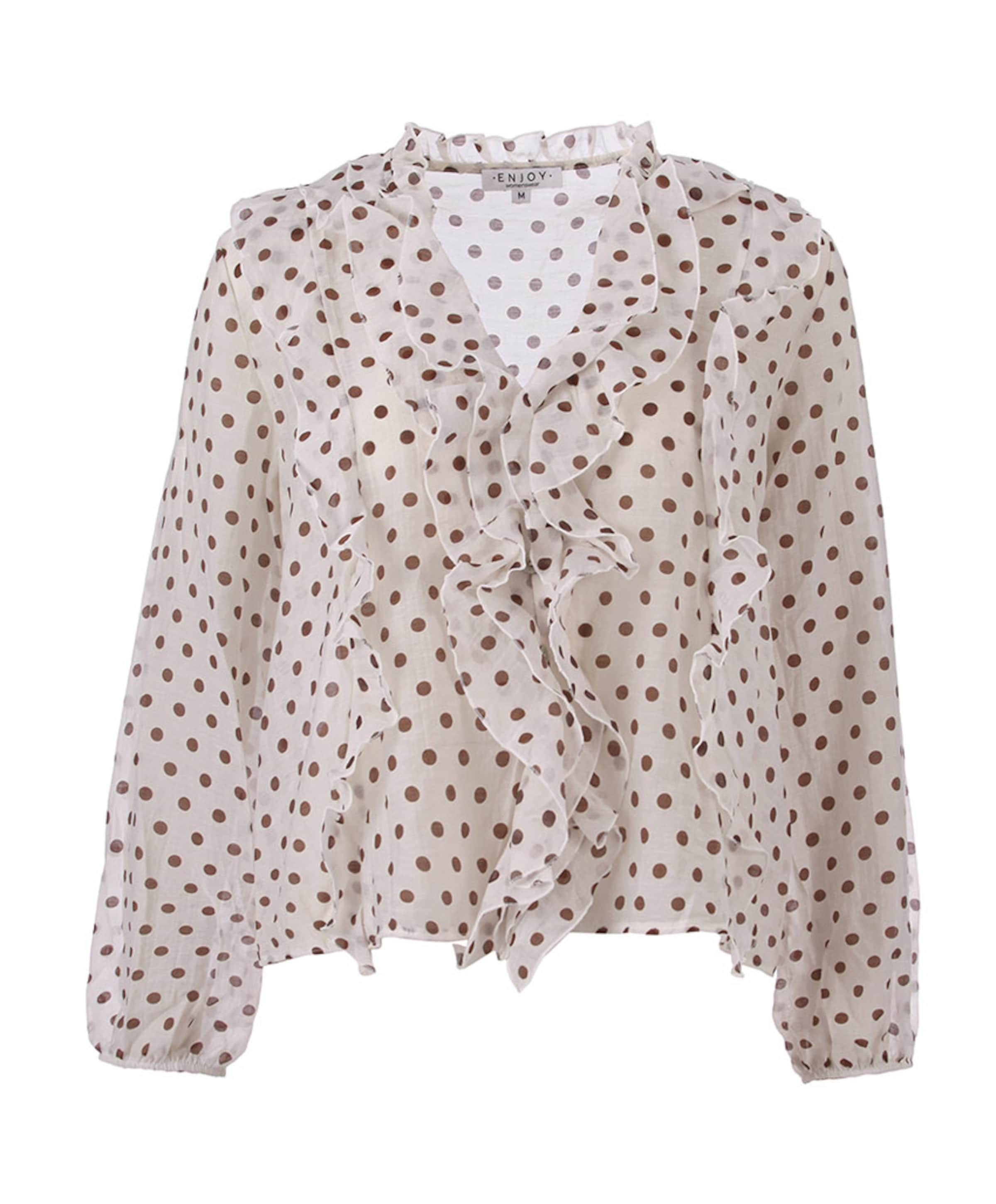Dames blouse bruin