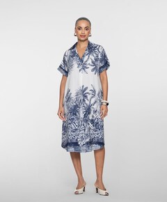 Dames jurk blauw