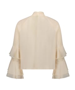 Dames blouse beige