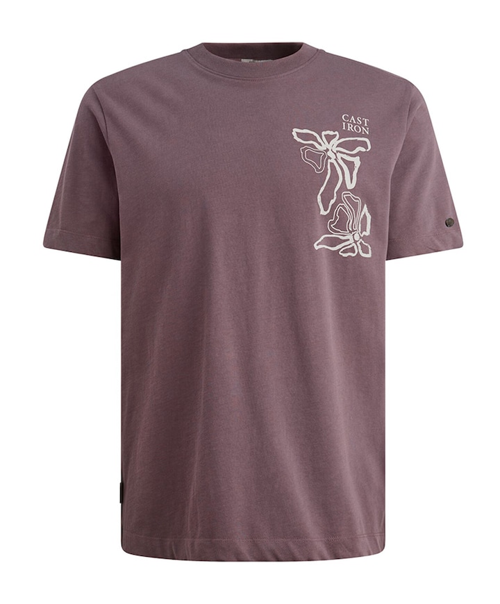 Heren T-shirt paars