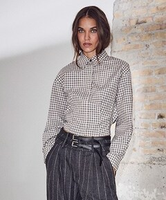 Dames blouse grijs