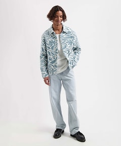 Heren overshirt groen