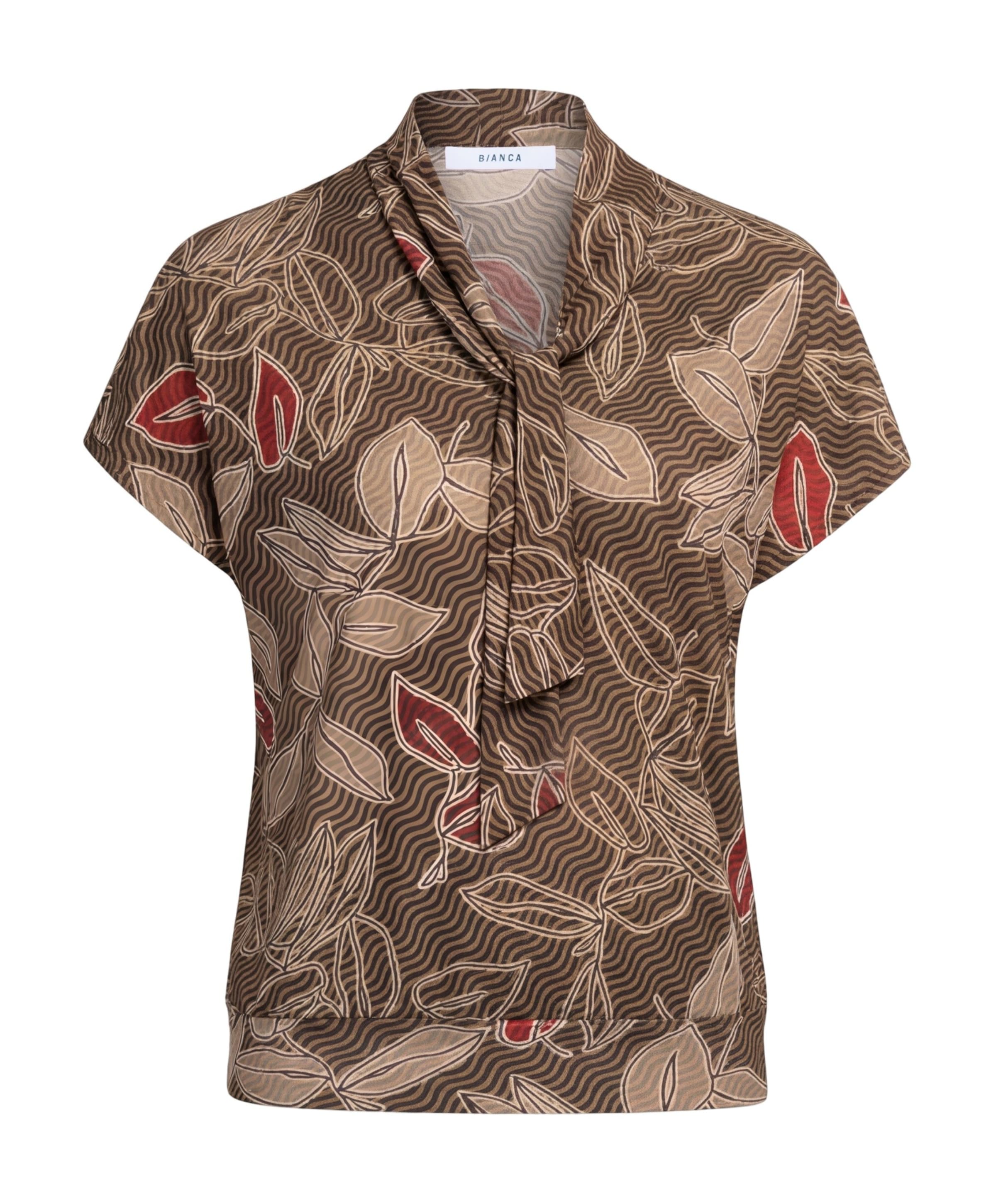 Dames T-shirt bruin