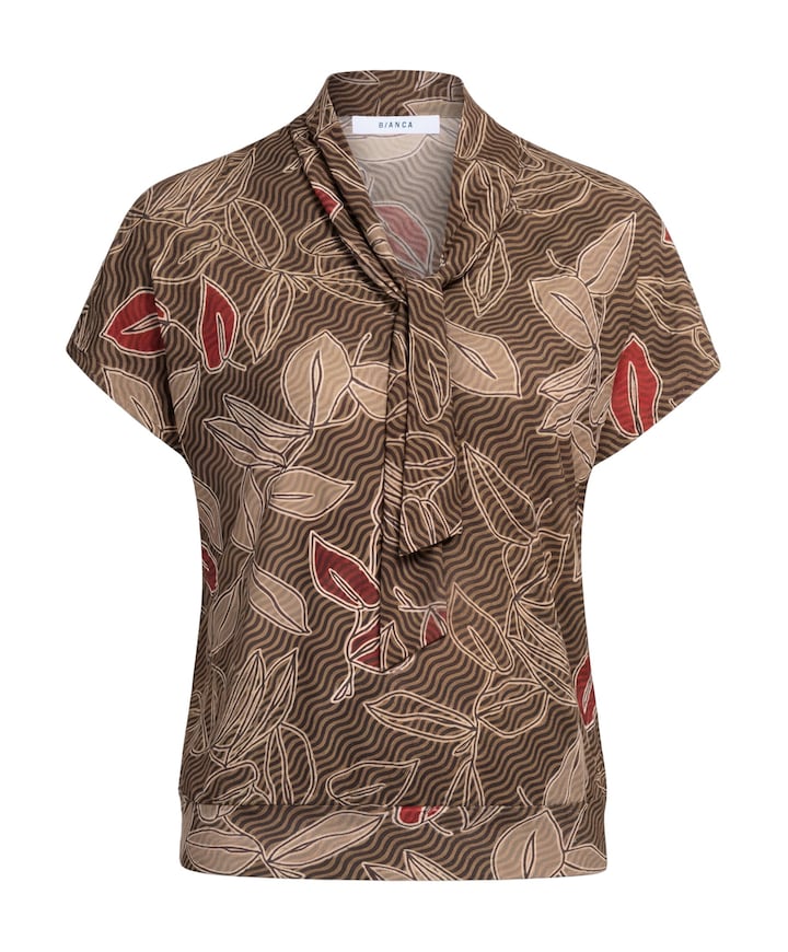 Dames T-shirt bruin