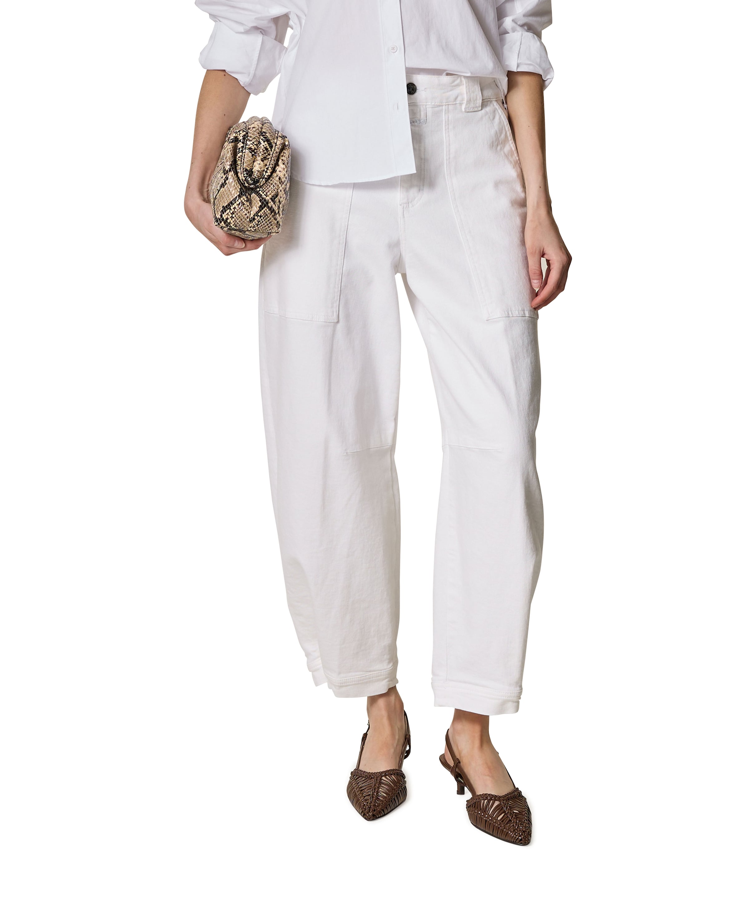 Rhannon dames jeans wit