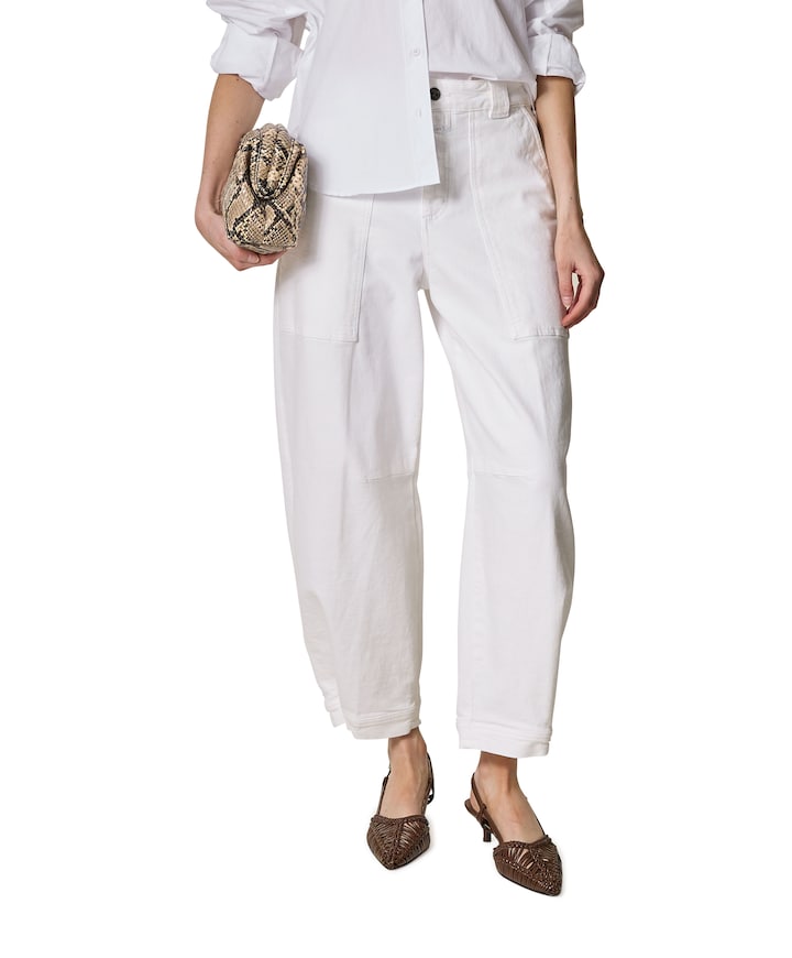 Rhannon dames jeans wit