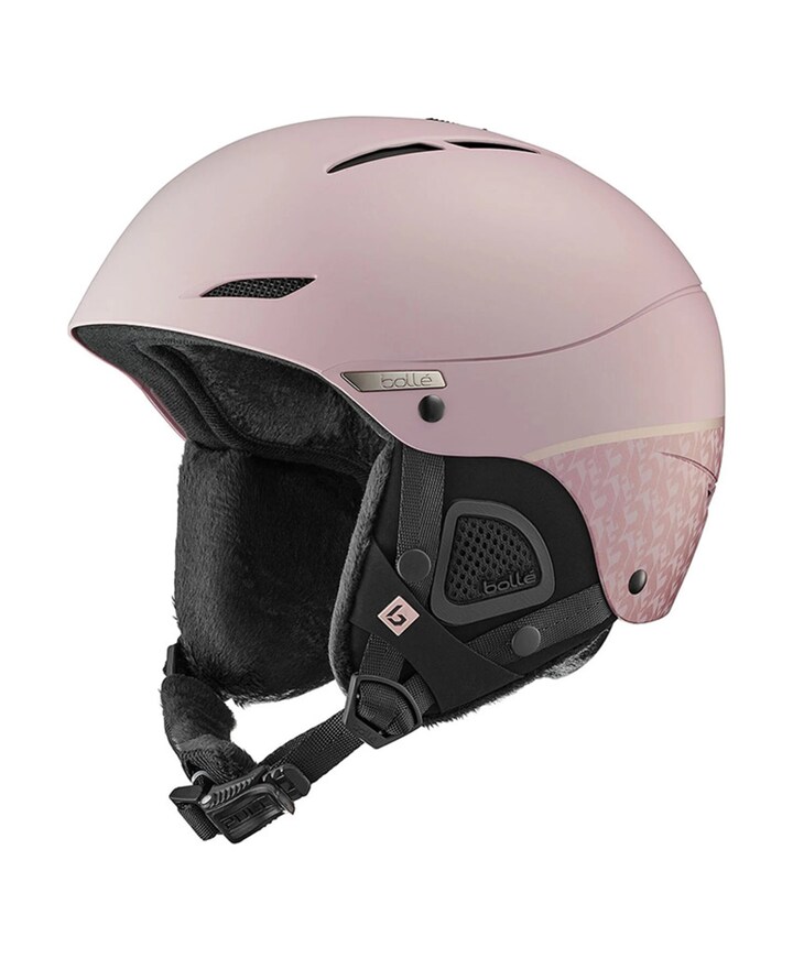 Skihelm roze