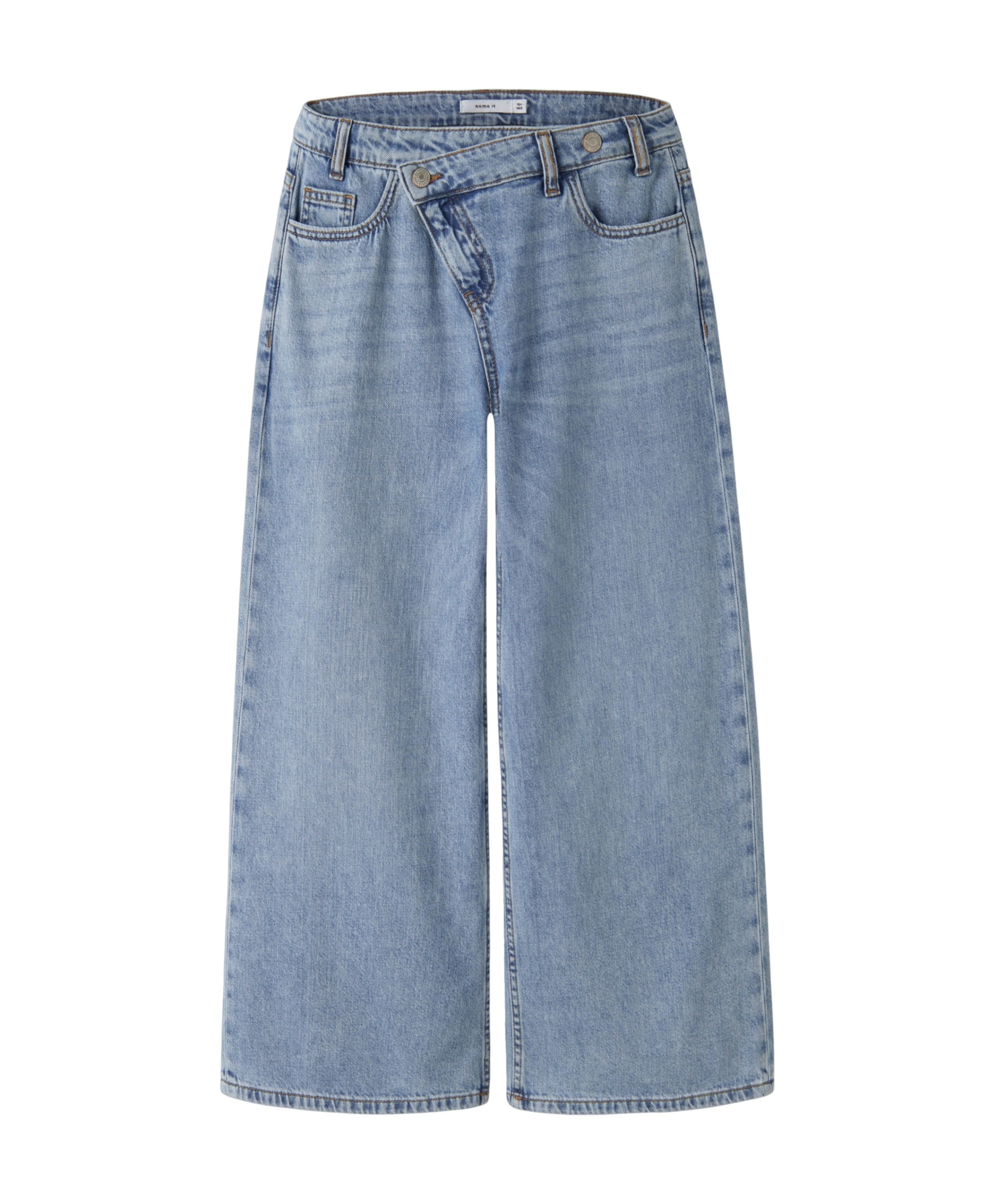 NKFBELLA X-WIDE CLOSURE JEANS 8181- meisjes jeans blauw