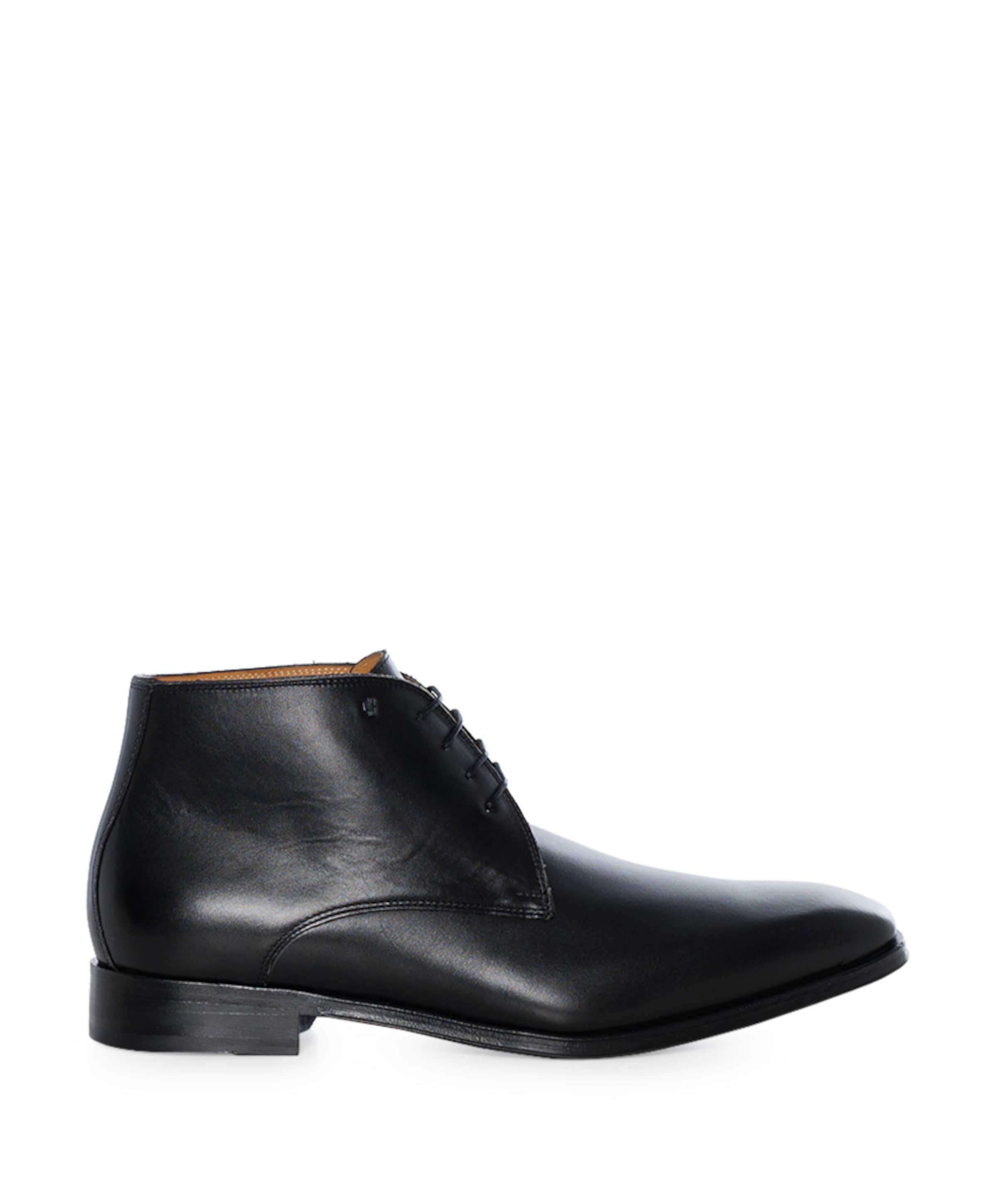 Heren veterboots zwart