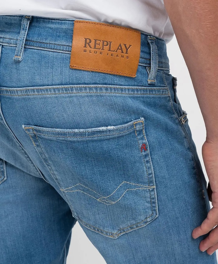 Grover pant heren jeans blauw