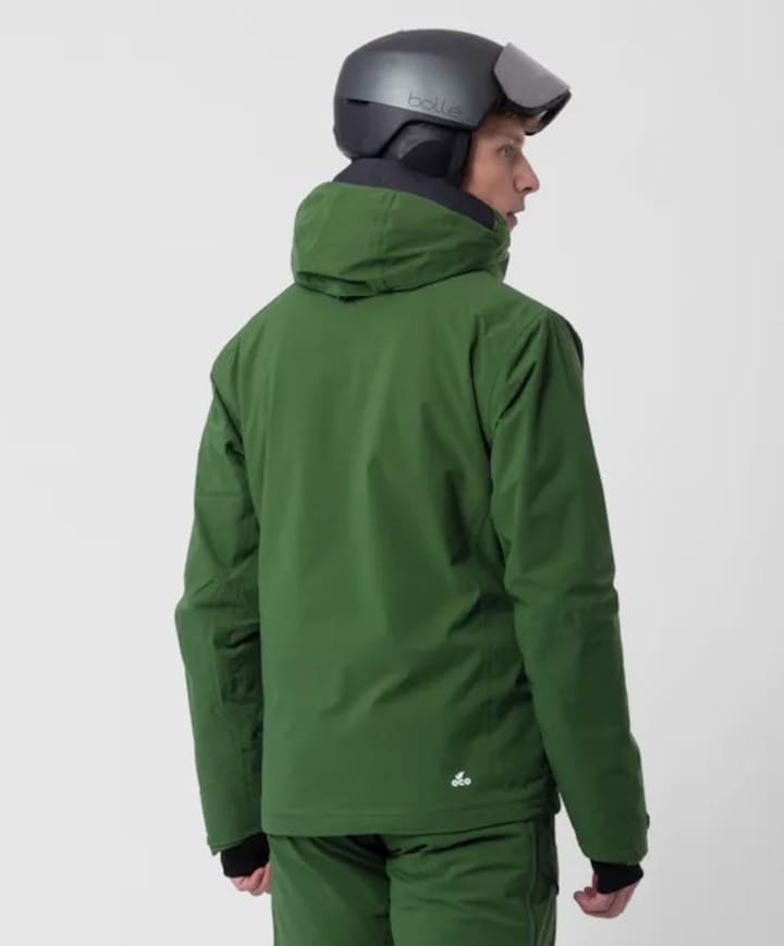 Heren ski-jas groen