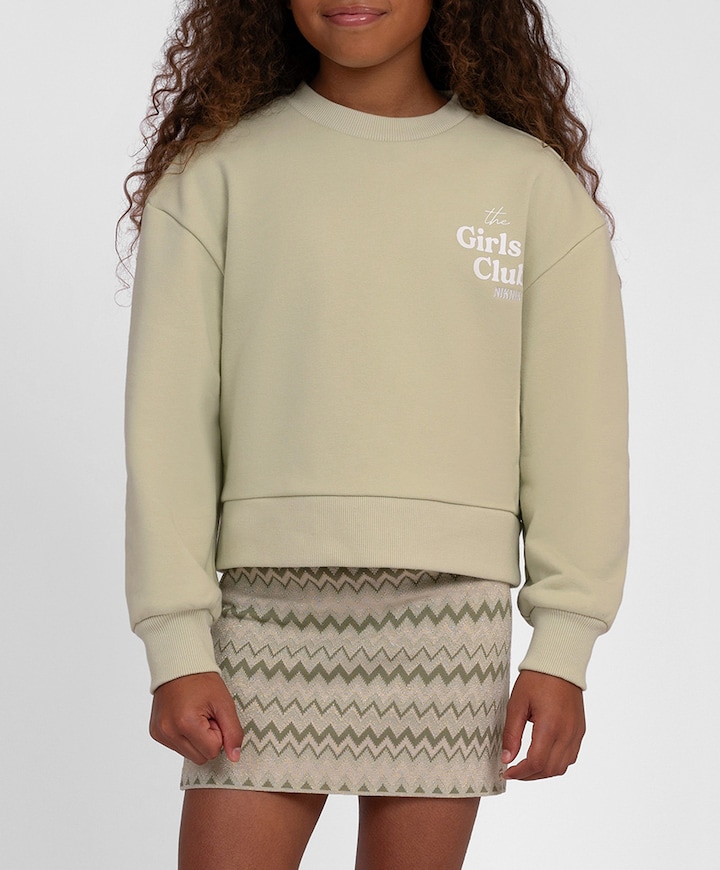 Meisjes sweater groen