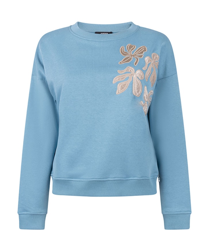 Dames sweater blauw