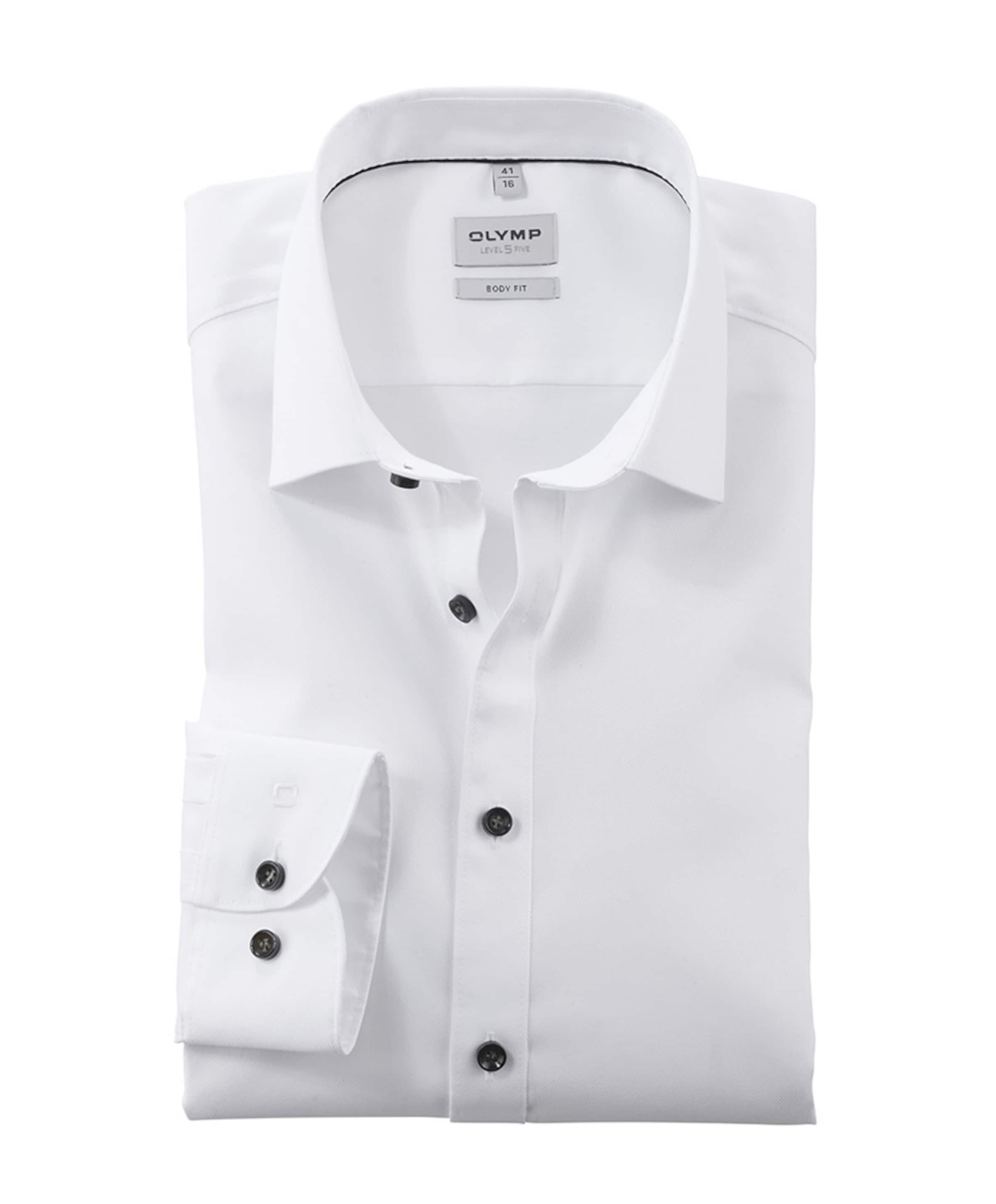 Overhemd lange mouw wit