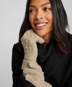 Dames handschoenen beige