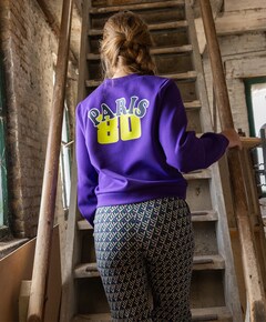 Meisjes sweater paars