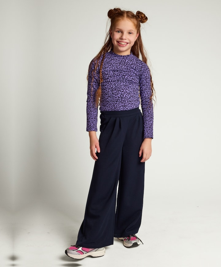 Little pantalon meisjes pantalon blauw