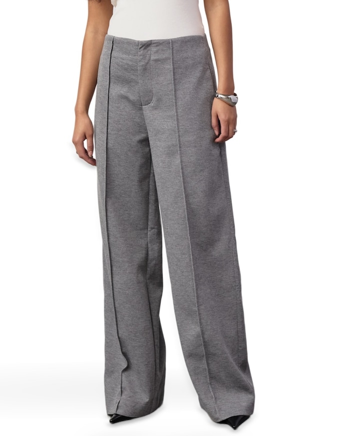 LanceCC Crease dames broek grijs
