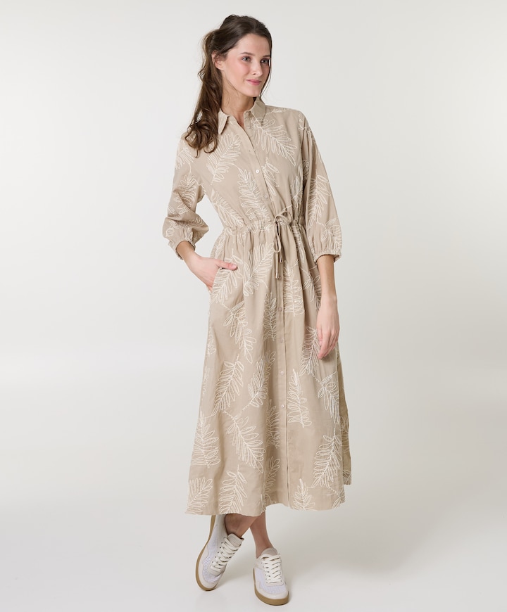 Dames jurk beige