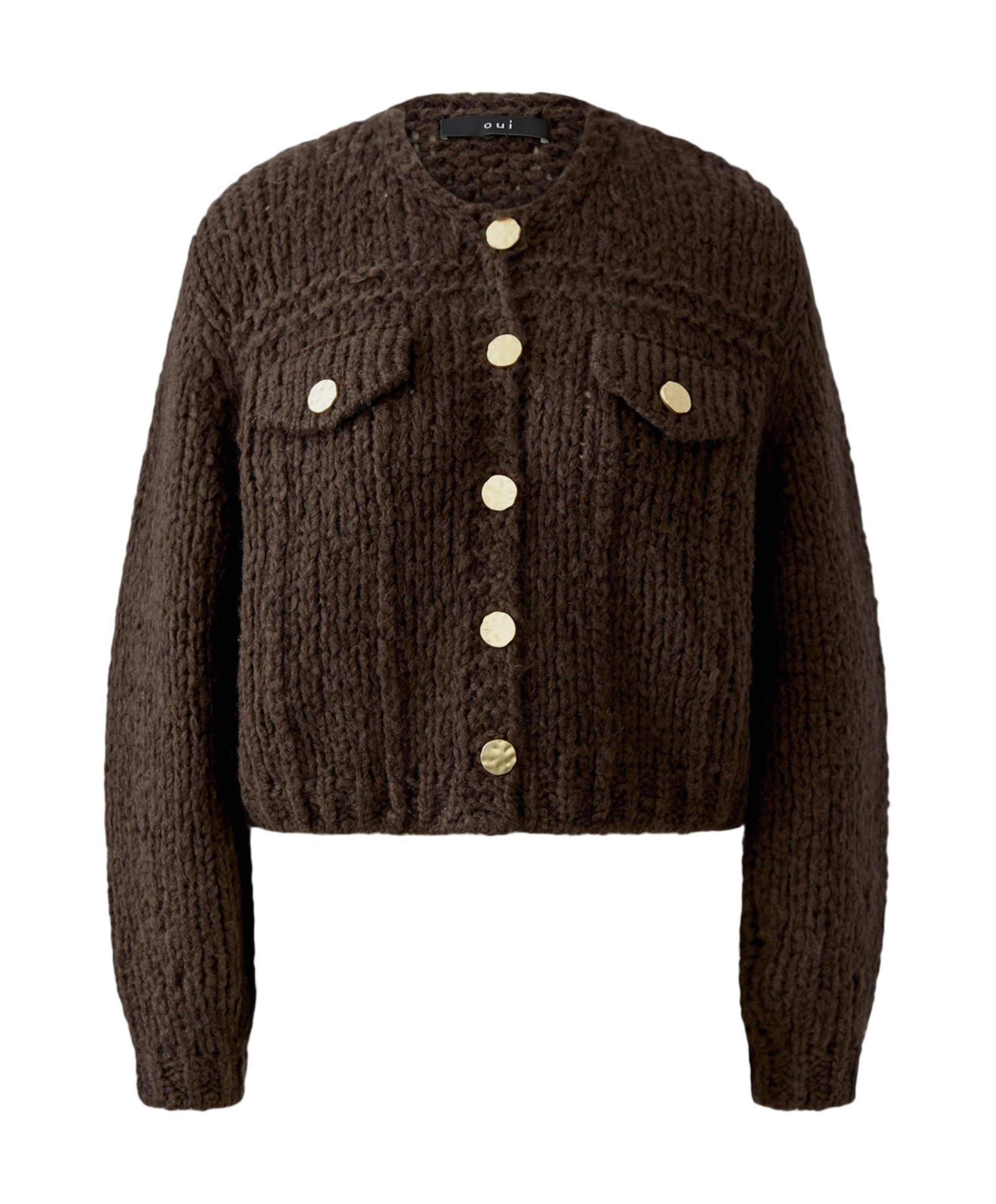 Dames vest bruin