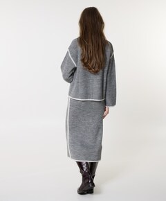 Dames rok grijs