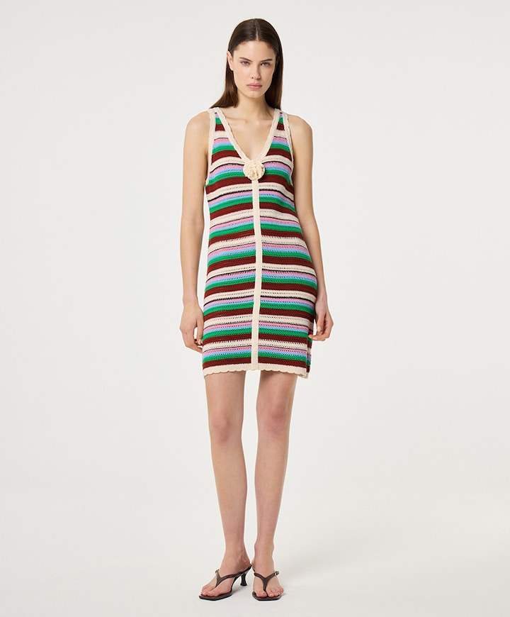 Dames jurk multicolor