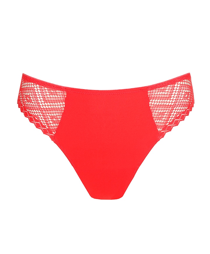 Dames string rood