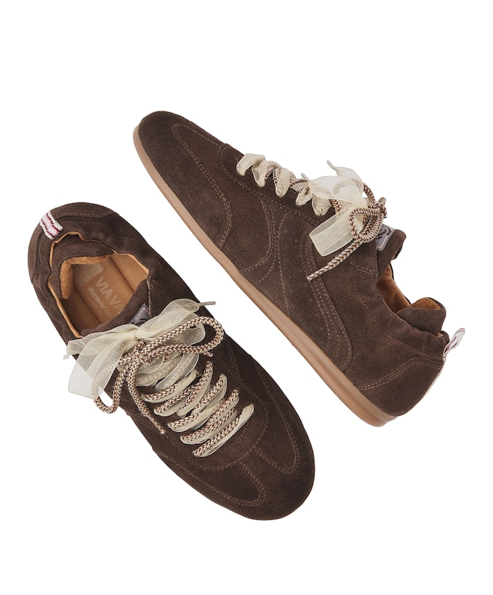 June Haylee dames sneakers bruin