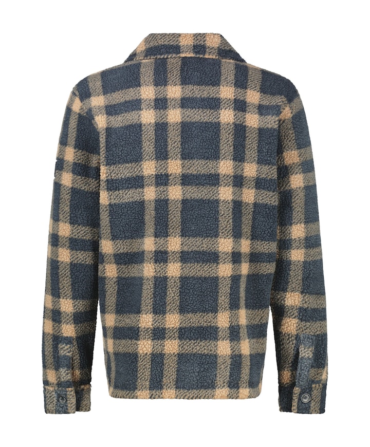Heren overshirt blauw