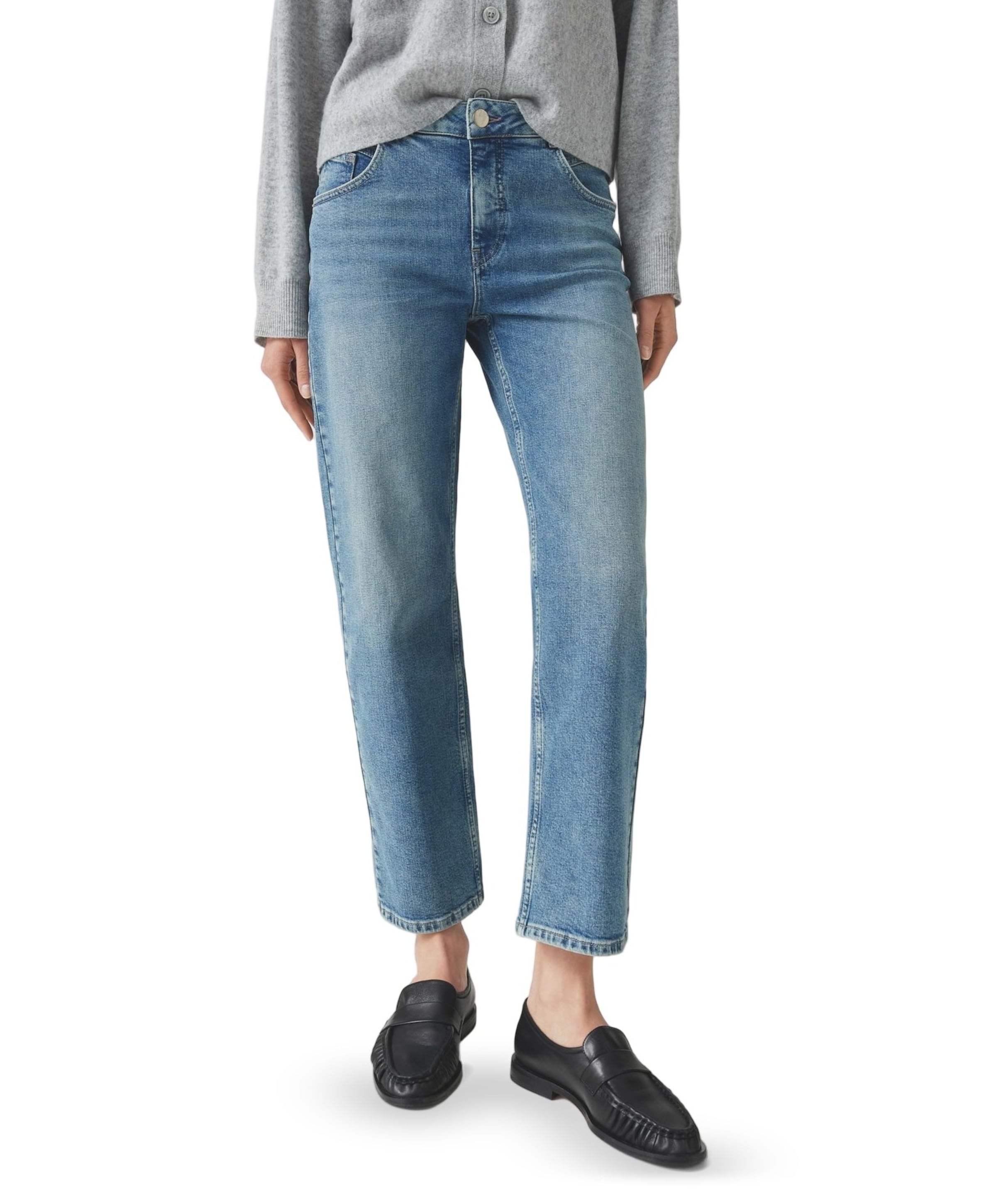 Minah honesty dames jeans blauw