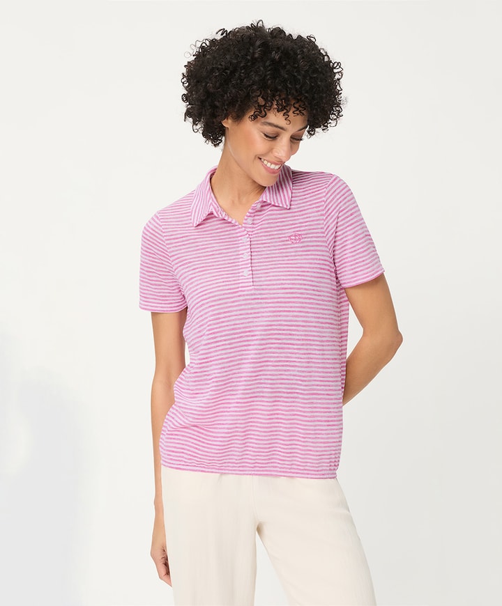 Dames polo roze