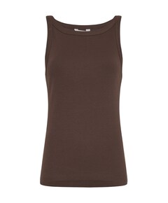 Dames top bruin