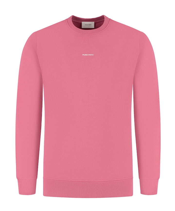 Heren sweater roze