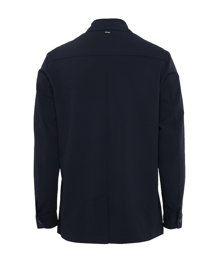 Heren overshirt blauw