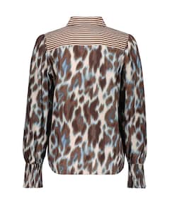 Dames blouse bruin