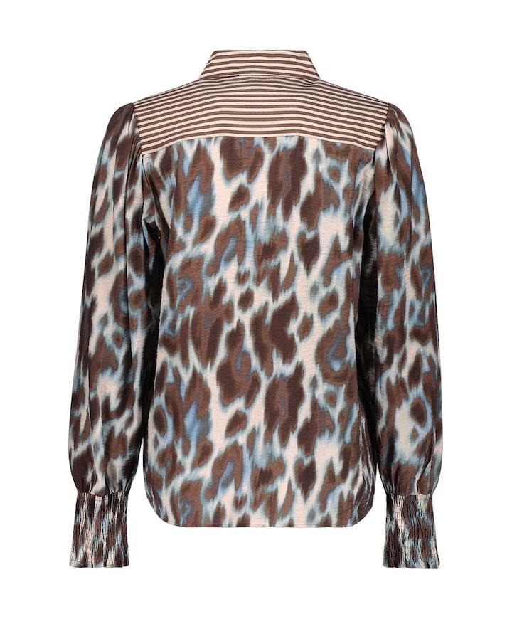 Dames blouse bruin