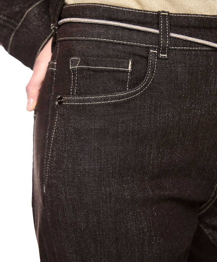 WARRI dames jeans bruin