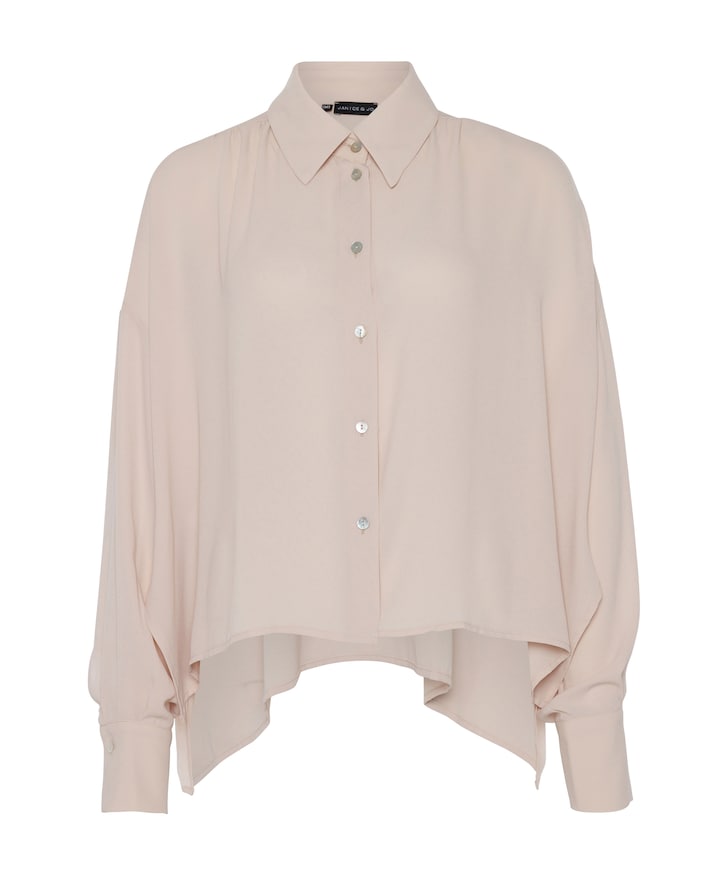 Dames blouse beige