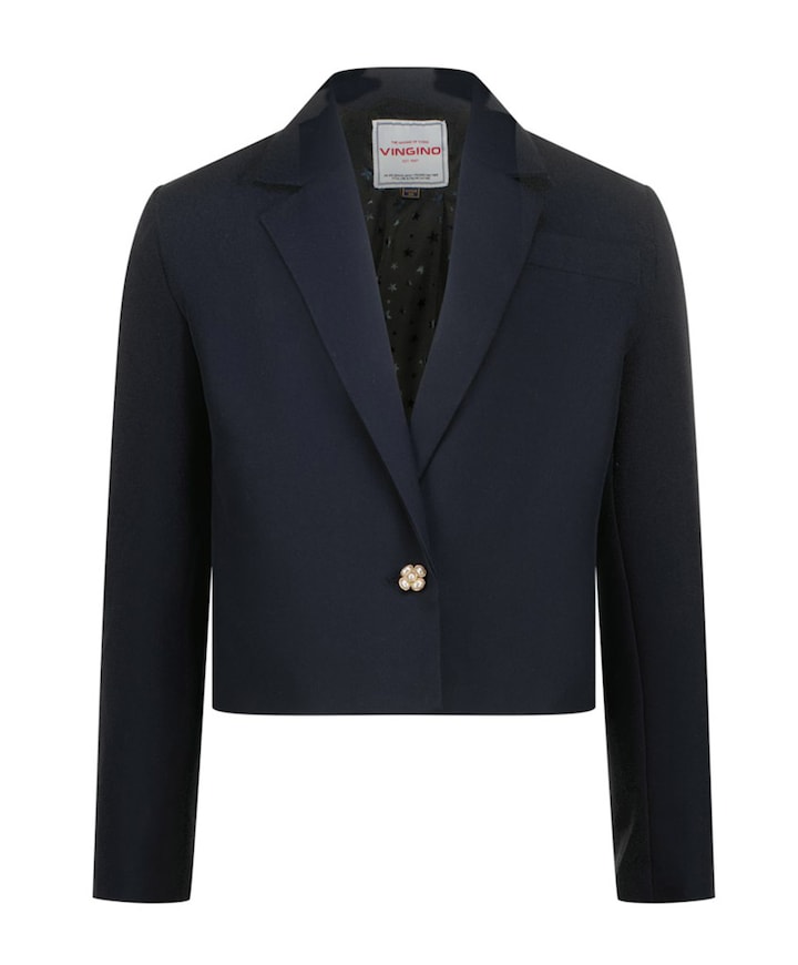 Meisjes blazer blauw