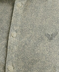 Heren overhemd lange mouw ecru